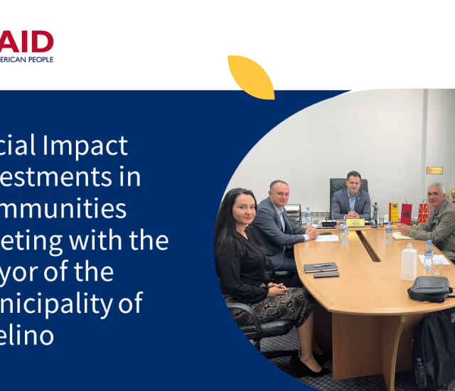 Развој на општината Желино: средби во рамките на проектот Инвестиции со општествено влијание во заедниците